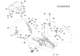 Cub Cadet Ersatzteile Motorkettensägen CC 3045 41AY646G603  (2008) Handgriff
