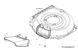 Ersatzteile MTD Benzin Rasenmäher ohne Antrieb Smart 53 MB Typ: 11A-A05B600  (2015) Deflektor, Mulchklappe 