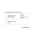 Ersatzteile MTD Benzin Rasenmäher ohne Antrieb Gold 21 Typ: 11A-B24T315  (2015) Motorhaube B&S 