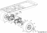 Ersatzteile Troy-Bilt Zero Turn Colt XP 42 Typ: 17AF2ACS309  (2014) Fahrantrieb, Räder hinten 18x8,5-8