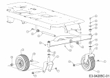 Ersatzteile Troy-Bilt Zero Turn Colt XP 42 Typ: 17WF2ACS011  (2014) Räder, Vorderachse
