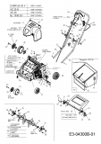 Ersatzteile Bolens Elektrovertikutierer BL 1030 EV Typ: 16BF11CA684  (2009) Grundgerät