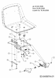 Ersatzteile Massey Ferguson Rasentraktoren MF 36-15 RA Typ: 13AV785E695  (2008) Sitzträger ab 16.06.2008