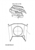 Ersatzteile Staub Rasentraktoren SAEL 108/22 HK Typ: 13AF79KG632  (2009) Luftführung