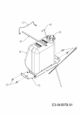 Ersatzteile MTD Rasentraktor 17542 Typ: 13AN775S308  (2011) Tank 