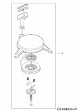 Ersatzteile MTD-Motoren Vertikal 5P70MHA Typ: 752Z5P70MHA  (2009) Reversierstarter