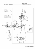Ersatzteile MTD-Motoren Vertikal 1P65FHA Typ: 752Z1P65FHA  (2008) Rumpfmotor