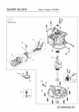 Ersatzteile MTD-Motoren Vertikal 1P61RH Typ: 752Z1P61RH  (2009) Rumpfmotor