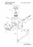 Ersatzteile MTD-Motoren Vertikal 5P70MHB Typ: 752Z5P70MHB  (2013) Tank
