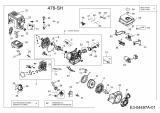 Ersatzteile MTD-Motoren Horizontal 478-SH Typ: 752Z478-SH  (2010) Motor