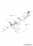 Ersatzteile WOLF-Garten Rasentraktor Expert 105.180 H Typ: 13AG91WN650  (2012) Pedale 