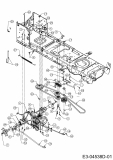 Ersatzteile Massey Ferguson Rasentraktoren MF 50-24 SD Typ: 13BI92CP695  (2013) Fahrantrieb