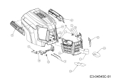 Cub Cadet Ersatzteile Rasentraktoren CC 1018 KHN 13AG91AN603  (2012) Motorhaube A-Style