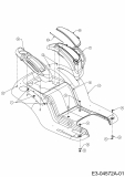 Cub Cadet Ersatzteile Rasentraktoren CC 1225 13AI92AP603  (2009) Sitzwanne