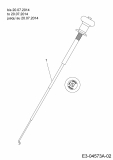 Ersatzteile WOLF-Garten Rasentraktor Expert 107.180 H Typ: 13BG93WG650  (2014) Chokezug bis 20.07.2014 