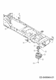 Cub Cadet Ersatzteile Rasentraktoren CC 1017 13AV91AF603  (2009) Elektromagnetkupplung, Motorkeilriemenscheibe