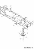 Cub Cadet Ersatzteile Gartentraktoren CC 1224 KHP 14BI94AP603  (2012) Elektromagnetkupplung, Motorkeilriemenscheibe