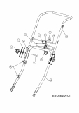 Ersatzteile M Tech Elektromäher M 1719 EHW Typ: 18A-11K-605  (2010) Holm