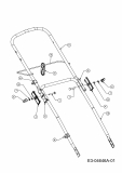 Ersatzteile Merox Elektromäher MX 48 E Typ: 18A-16K-667  (2009) Holm