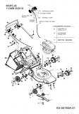 Ersatzteile Rasor Motormäher MARS 46 Typ: 11AMB1AQ618  (2009) Grundgerät
