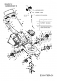 Ersatzteile Rasor Motormäher mit Antrieb MARS 52 Typ: 12AMC8CQ618  (2009) Grundgerät