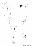 Ersatzteile Gutbrod Rasentraktoren GLX 105 RHL-K Typ: 13CG51GN690  (2012) Elektroteile
