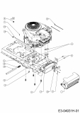 Ersatzteile WOLF-Garten Rasentraktor Expert 92.180 H Typ: 13IT91WE650  (2016) Motorzubehör 