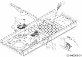 Ersatzteile Massey Ferguson Zero Turn MF 50-22 ZT Typ: 17ARCACQ695  (2016) Halteplatten Rahmen