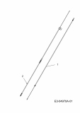 Ersatzteile MTD Benzin Rasenmäher mit Antrieb SPK 48 Typ: 12A-187D678  (2009) Bowdenzüge 