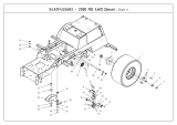 Cub Cadet Ersatzteile Kompakttraktoren CC 2000 RD 4 WD 54A1F4SS603  (2009) Lenkung, Räder hinten