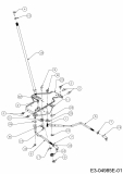 Ersatzteile MTD Rasentraktor 220/105 H Typ: 13HU99KN676  (2016) Lenkung 