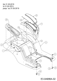 Cub Cadet Ersatzteile Gartentraktoren CC 1224 KHP 14HQ94AP603  (2015) Sitzwanne bis 31.05.2015