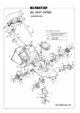 Ersatzteile Bolens Motormäher mit Antrieb BL 4047 SPBE Typ: 12AMB88U684  (2009) Grundgerät