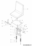 Cub Cadet Ersatzteile Kompakttraktoren CC 3250 RDH 4 WD 54A1G8RU603  (2009) Sitz Standard