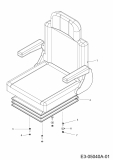 Cub Cadet Ersatzteile Kompakttraktoren CC 3250 RDH 4 WD 54A1G8RU603  (2010) Sitz Profi