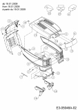 Ersatzteile Variolux Rasentraktoren V-RTS 135/96 T Typ: 13AH77TF620  (2009) Motorhaube T-Style ab 19.01.2009