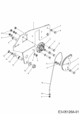 Ersatzteile Zubehör Kompakttraktoren Frontkuppeldreieck für CC 2000/3000 RD Serie, hydraulisch (nicht CC 2250 RD) Typ: 596-249-600  (2009) Träger links