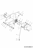 Ersatzteile Zubehör Kompakttraktoren Frontkuppeldreieck für CC 2000/3000 RD Serie, hydraulisch (nicht CC 2250 RD) Typ: 596-249-600  (2011) Träger links