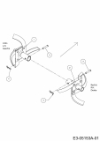 Ersatzteile MTD Motorhacke T/380 M Typ: 21C-38MT678  (2012) Hacksternverbreiterung 