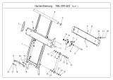 Ersatzteile Zubehör Kompakttraktoren Grasfangeinrichtung inkl. Entleerung für CC 2000/3000 RD Serie, 400 l Box mit Hochentleerung (nicht CC 2250 RD) Typ: 596-209-603  (2009) Träger Grasfangsack