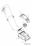 Ersatzteile WOLF-Garten Elektro Rasenmäher ohne Antrieb Campus 32 E Typ: 18D-U0C-650  (2010) Heckklappe 