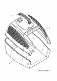 Ersatzteile MTD Elektro Rasenmäher ohne Antrieb 3210 E Typ: 18D-U1D-600  (2010) Grasfangkorb 