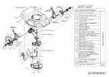 Ersatzteile MTD Benzin Rasenmäher mit Antrieb SPB 53 HW Typ: 12AI869L600  (2012) Getriebe, Motor 