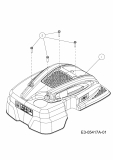 Ersatzteile Gutbrod Motormäher HB 46 MO Typ: 11D-70M1690  (2010) Motorabdeckung