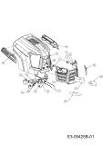 Cub Cadet Ersatzteile Rasentraktoren CC 1016 RD-E 13MG51AE403  (2011) Motorhaube A-Style