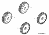 Ersatzteile Best Garden Motormäher BG Premium 53 P Typ: 11C-84M1625  (2010) Räder