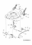 Ersatzteile MTD Benzin Rasenmäher mit Antrieb KSPB 46 HW Typ: 12A-J60G696  (2012) Höhenverstellung 