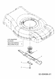 Ersatzteile Max Bahr Motormäher mit Antrieb MRHW 2,2/46 R Typ: 12C-J6M2627  (2010) Messer, Messeraufnahme, Mulchstopfen