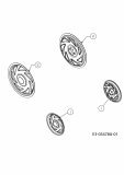 Ersatzteile Lux Tools Motormäher mit Antrieb B 46 MA Typ: 12D-J54H694  (2012) Radkappen