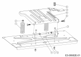 Cub Cadet Ersatzteile Zero Turn RZT L 50 17AICACQ603  (2015) Sitzträger